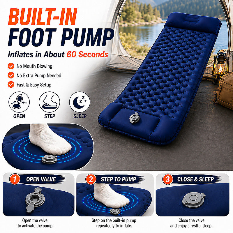 Compact pad pump valve