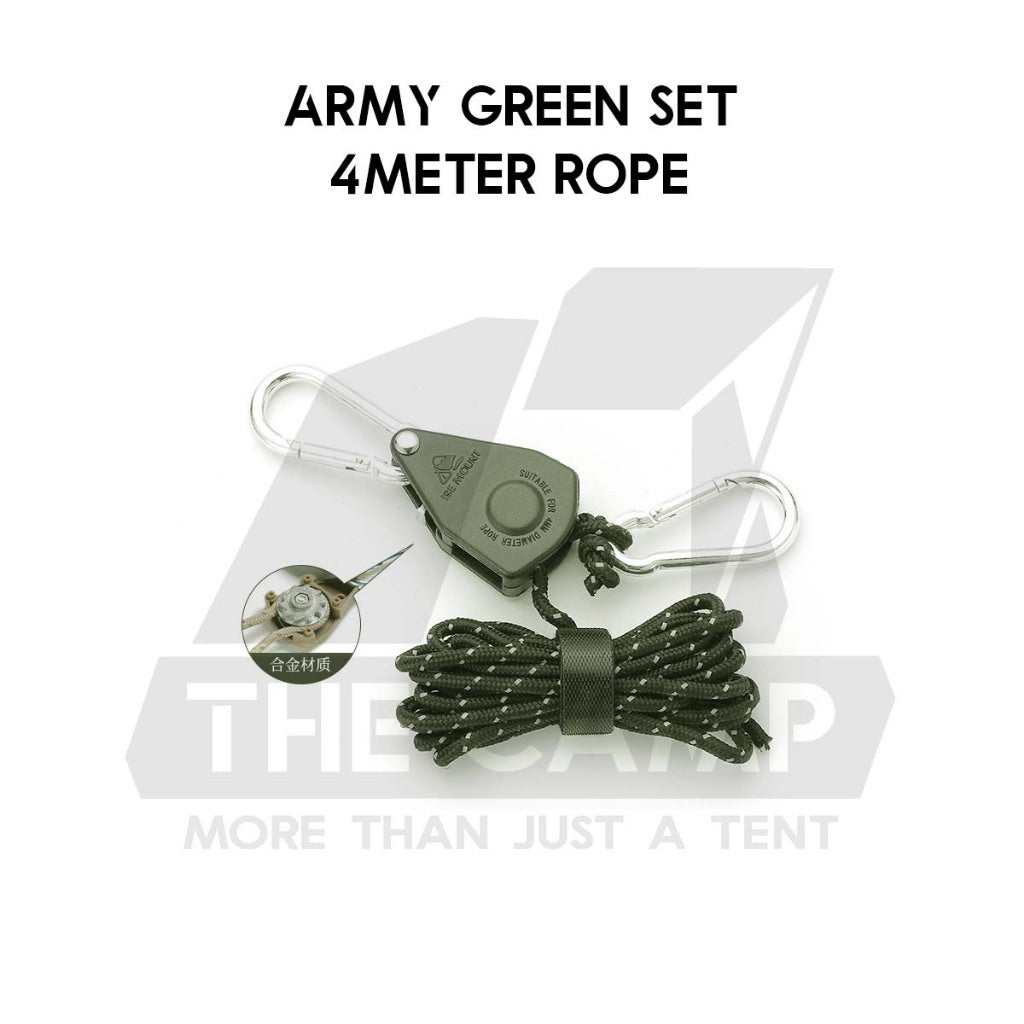 ArmyGreen Set (4M Rope)
