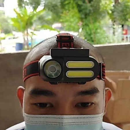 EYEBRE rechargeable headlamp torch