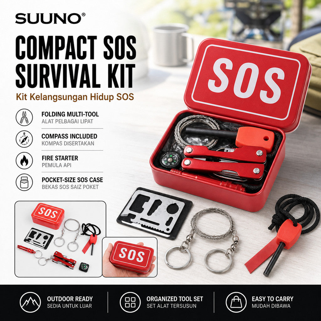 SUUNO Survival Kit — SOS Emergency Tool Box